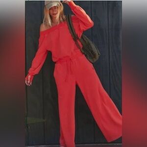 FP Movementnt One to Beat Onesie BNWT S Flame